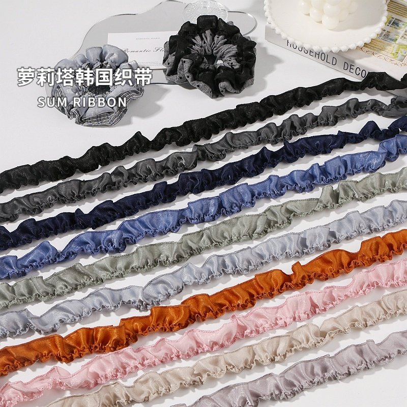 花边皱褶波浪单面哑光雪花缎带织带鞋帽DIY蝴蝶结装饰头饰辅料,纺织面料/辅料/配套,织带/丝带/缎带,淘宝优惠券,粉丝福利购,淘宝优惠卷