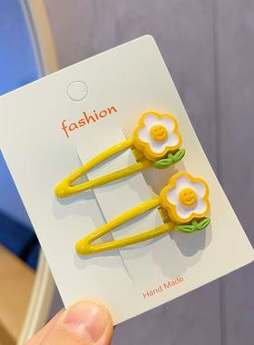 （女生发饰可爱BB夹）女童发夹碎发夹宝宝发卡小兔子不伤发刘海夹