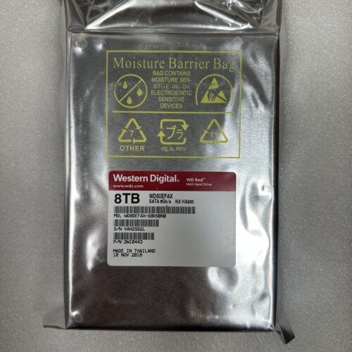 WD80EFAX西数8TSATA机械硬盘