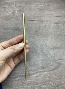 宜兴紫砂壶制作工具，全铜针圆棒划子