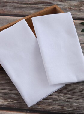 厂家纯棉漂白纱布大学衣服白坯布过滤扎染白布奶酪包边白胚布