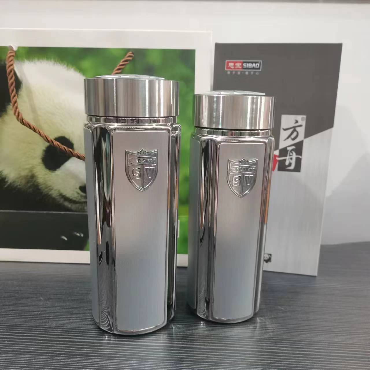 思宝商务304不锈钢泡茶水杯