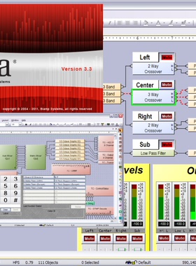 BIAMP百安普音频处理器调试软件复杂会议室矩阵系统酒吧KTV调试