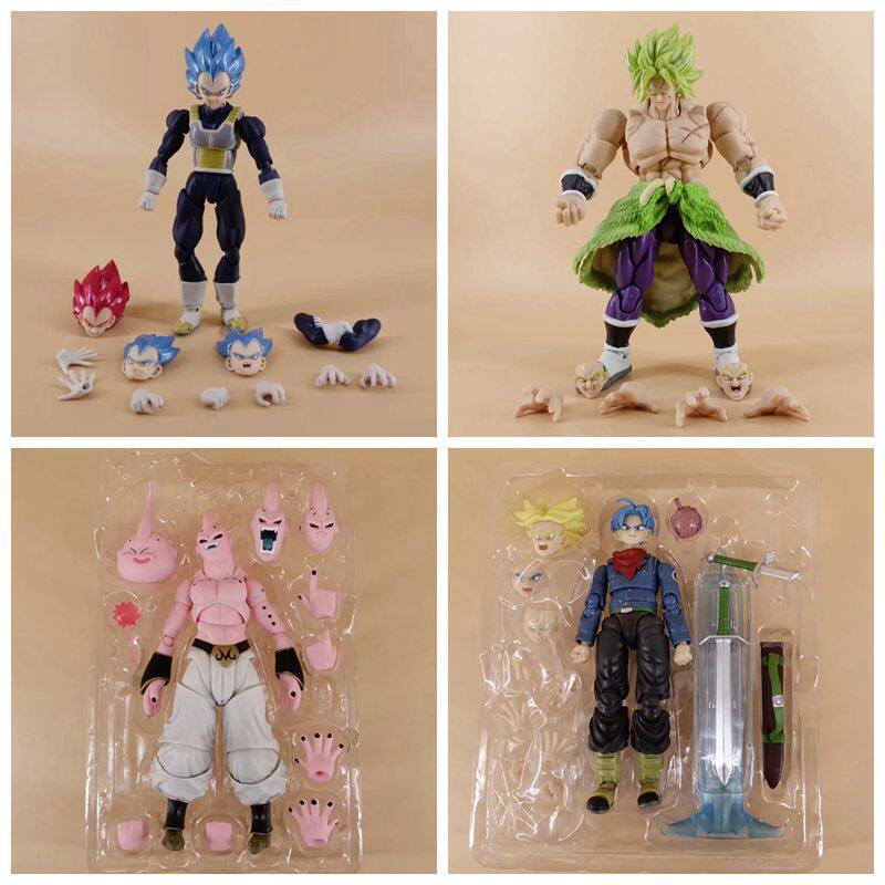 七龙珠关节可动手办玩具贝吉塔魔人偶布欧布罗利公仔模型生日礼物