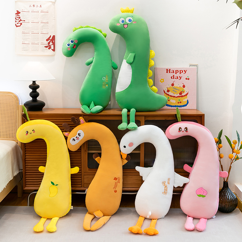 毛绒玩具大号睡觉夹腿抱枕靠垫大号布娃娃可爱布偶生日礼物送女生