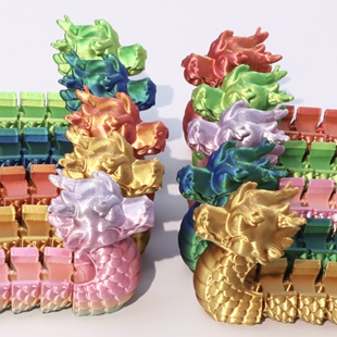 3d打印龙舟摆件龙模型儿童玩具卡通节日礼品创意纪念端午节小礼物