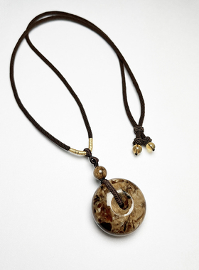 【矿姐来了】根珀平安扣吊坠H0803011-XLBZ