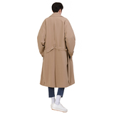 秋季潮款加长纯色百搭男风衣宽松韩版时尚风衣际范D39P140，男装风衣，星座312B-1