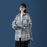 厚重粗花呢格子夹克外套上衣D107P70，女装短外套，星座312B-1
