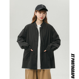 中性风2023秋季新款风系绳休闲宽松外套D788P95，女装短外套，星座312B-1