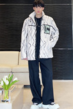 2021冬季加厚休闲连帽羊羔毛特殊花纹设计棉衣D751，男装棉衣，星座312B-1