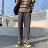 2021春季新款时尚简约直筒运动九分休闲长裤D546P45，男装休闲裤，星座312B-1