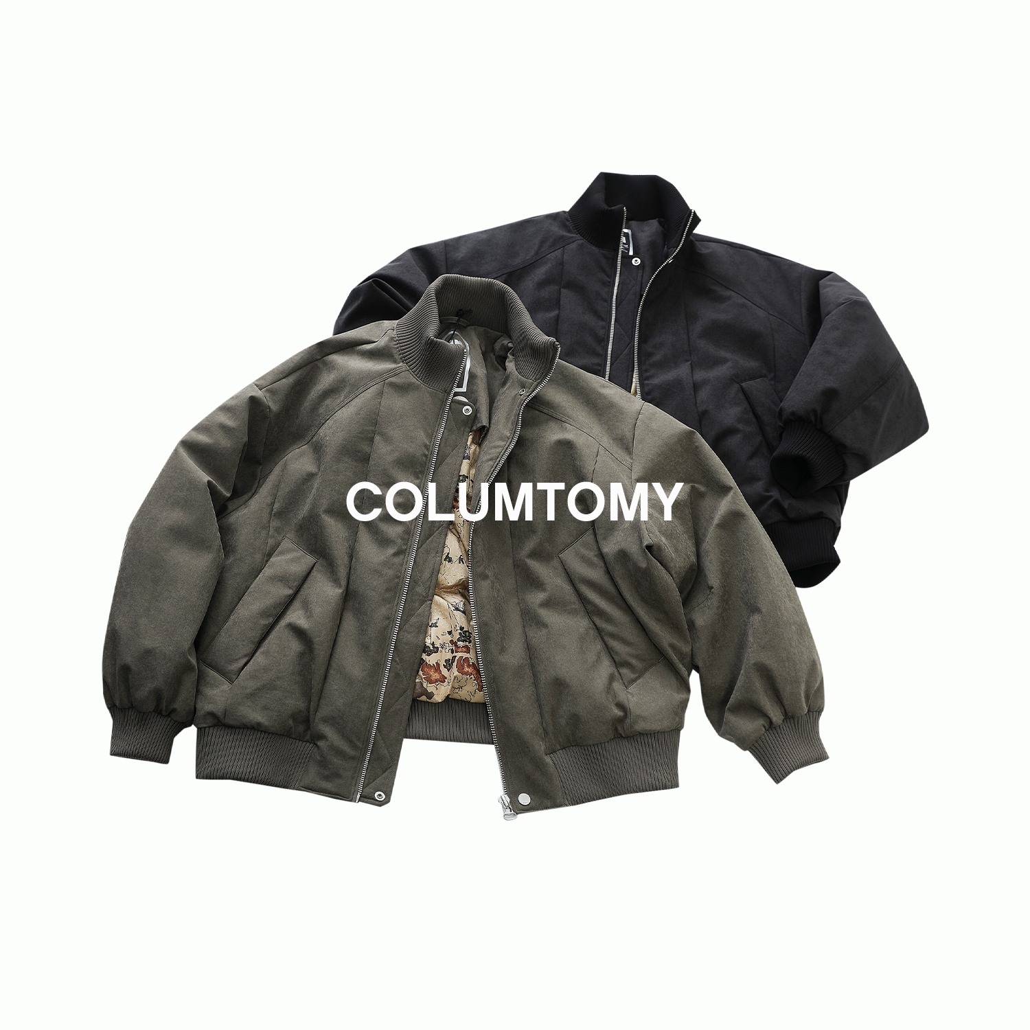 【THE MAP】2025A/W冬季新款双皱褶设计男士羽绒服加厚保暖外套