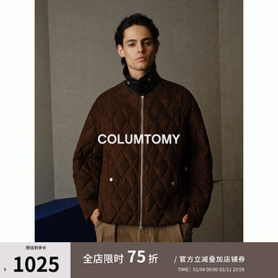 90白鸭绒仿麂皮羽绒服老钱2025冬季新款男外套短款高级保暖加厚