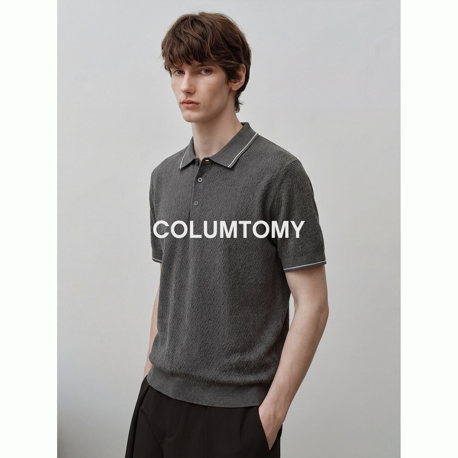 【桑蚕丝混纺】2026夏新款Cleanfit男士短袖T恤老钱风高端Polo衫