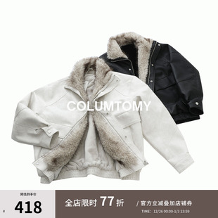 猎装 新款 狼王 装 座山雕PU蛋白皮棉衣服男生加绒外套 2025AW冬季