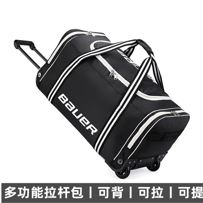 跨境新款牛津布拉杆包32寸可折叠旅行包28寸托运包可扩展拖轮