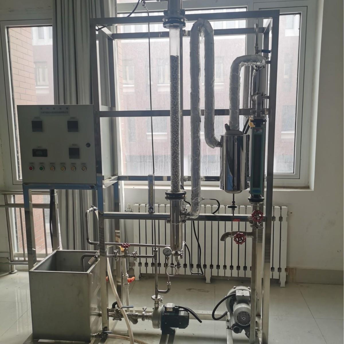 不锈钢精馏塔实验设备300l304、316L材质精馏塔装置