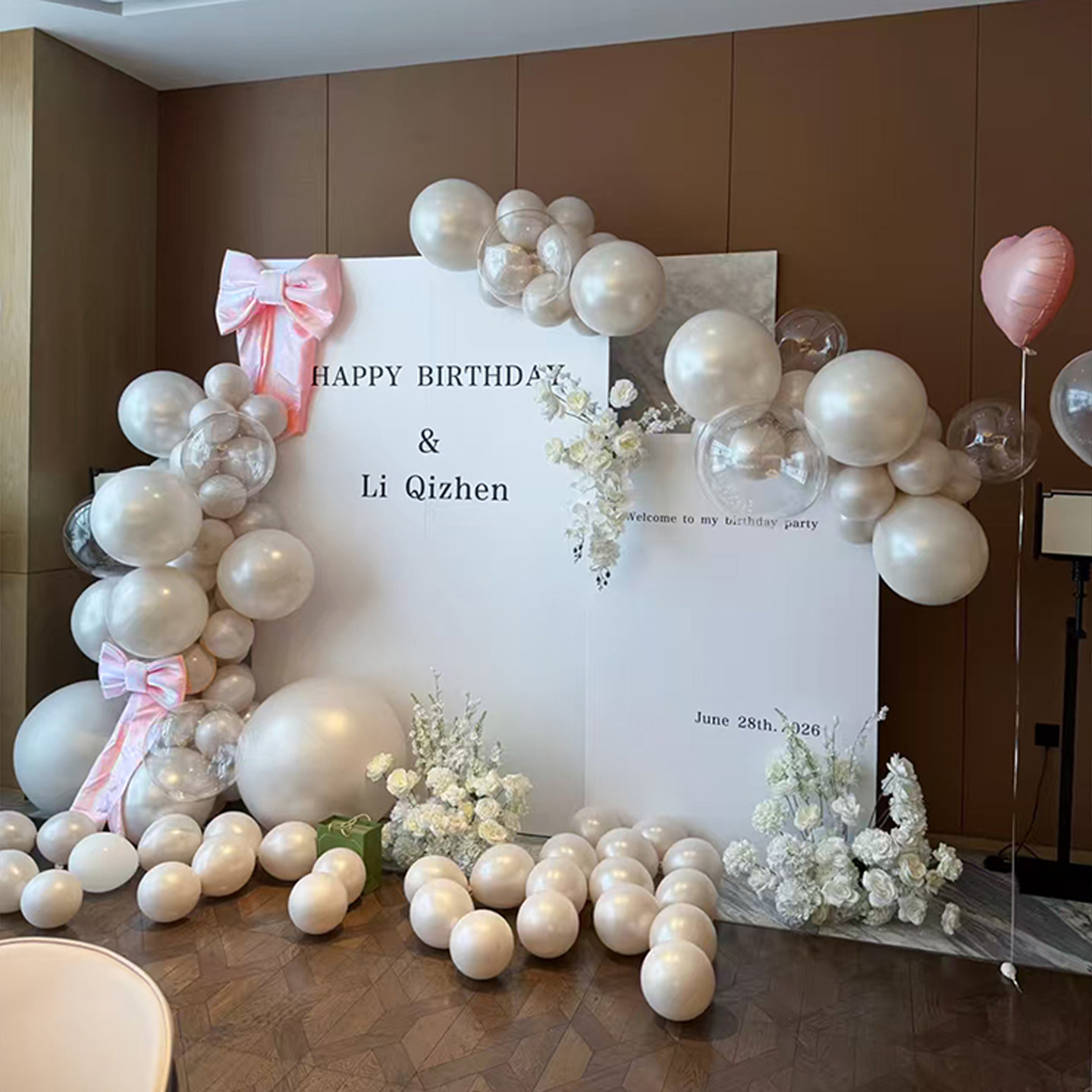 豪华定制成人生日场景布置装饰18十周岁高级感氛围背景墙派对定制