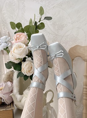 尾款丨方圆芭蕾无横带版本丨原创Lolita方头圆头优雅女鞋