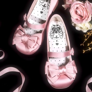 现货丨茜茜-圆头丨摩多modo原创Lolita圆头缎面单鞋