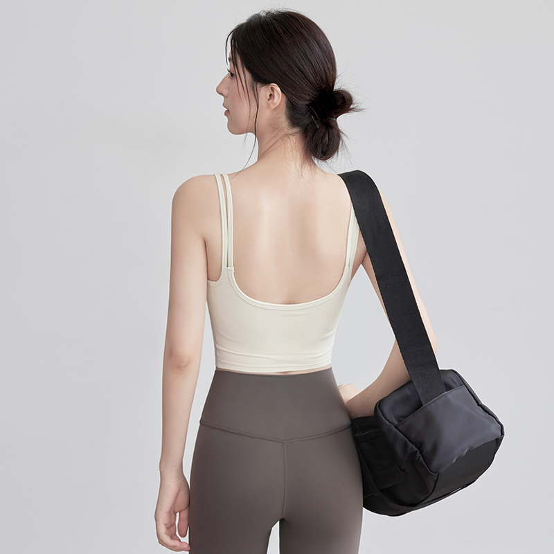 VOJ瑜伽服女U型运动背心健身文胸