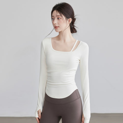 VOJ健身上衣瑜伽服长袖运练罩衫