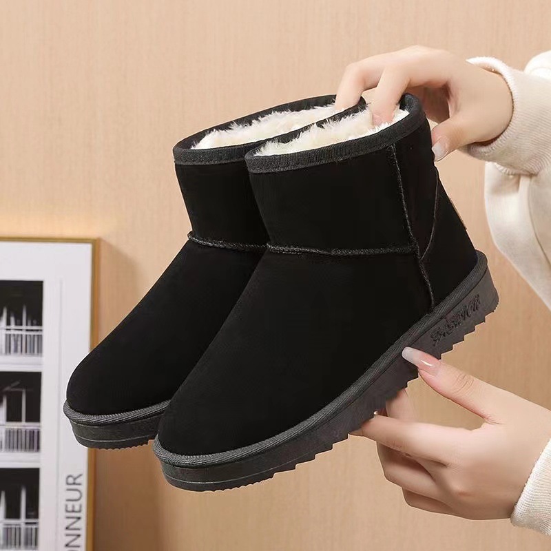 东北靴子厚底软底棉靴冬季
