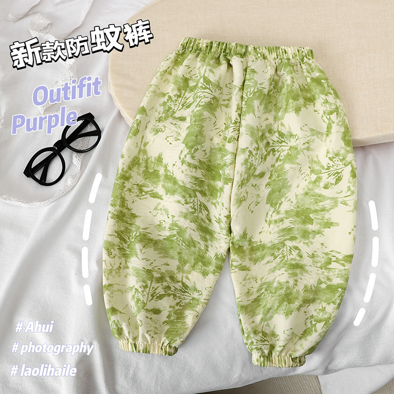 儿童雪纺防蚊裤夏季薄款小童灯笼裤夏装宝宝宽松洋气夏天男童裤子