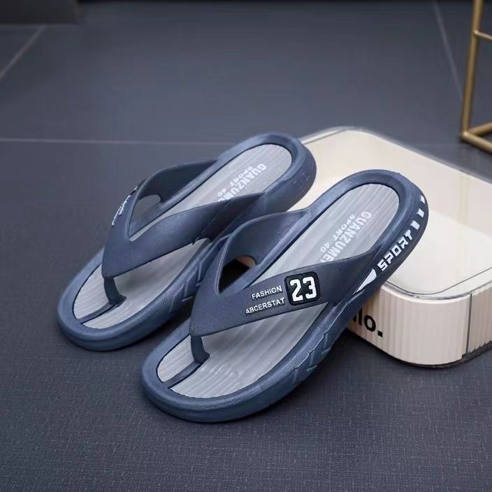 拖鞋人字拖男士夏季外穿厚底防滑男款时尚户外休闲软底沙滩凉拖潮