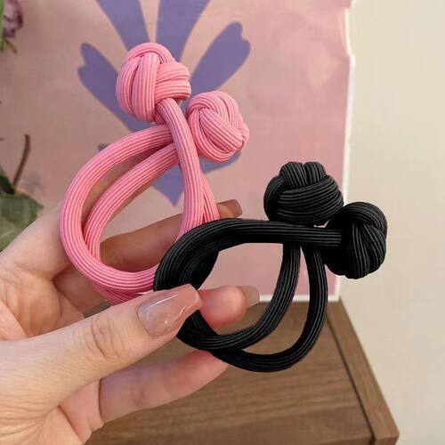 头绳头饰甜美少女简约可爱多巴胺加粗高弹力高马尾发圈橡皮筋发绳