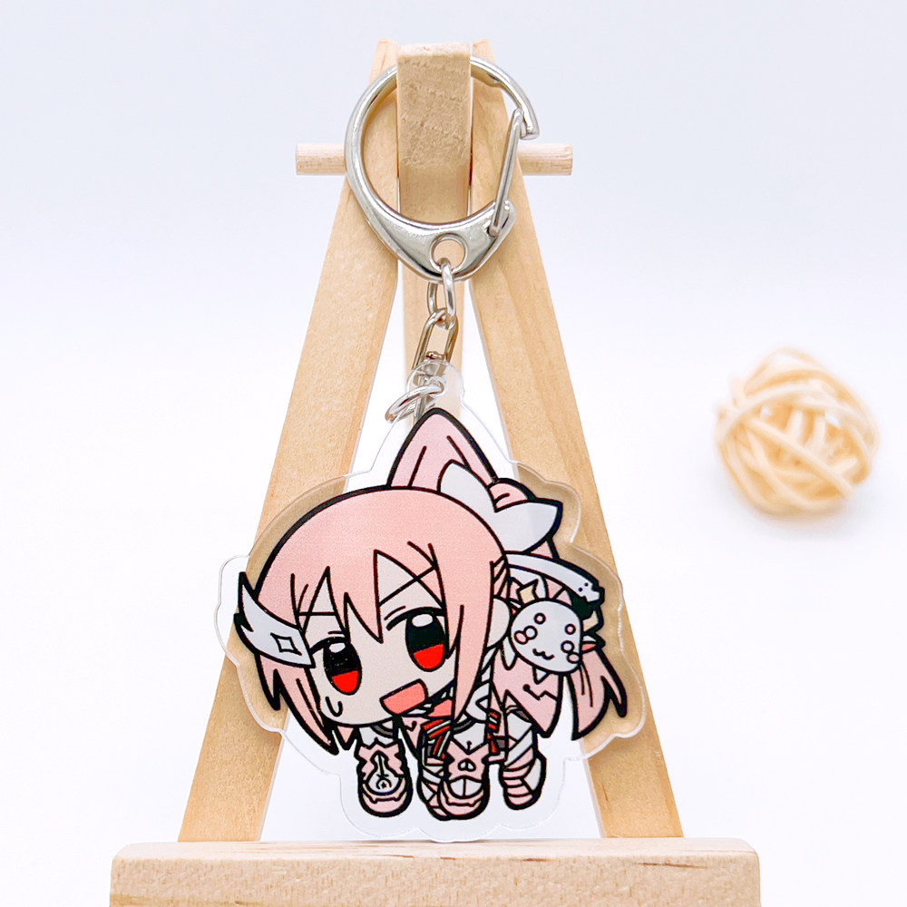 结城友奈是勇者亚克力钥匙扣可爱东乡美森犬吠埼风吊玩款夏凛挂件