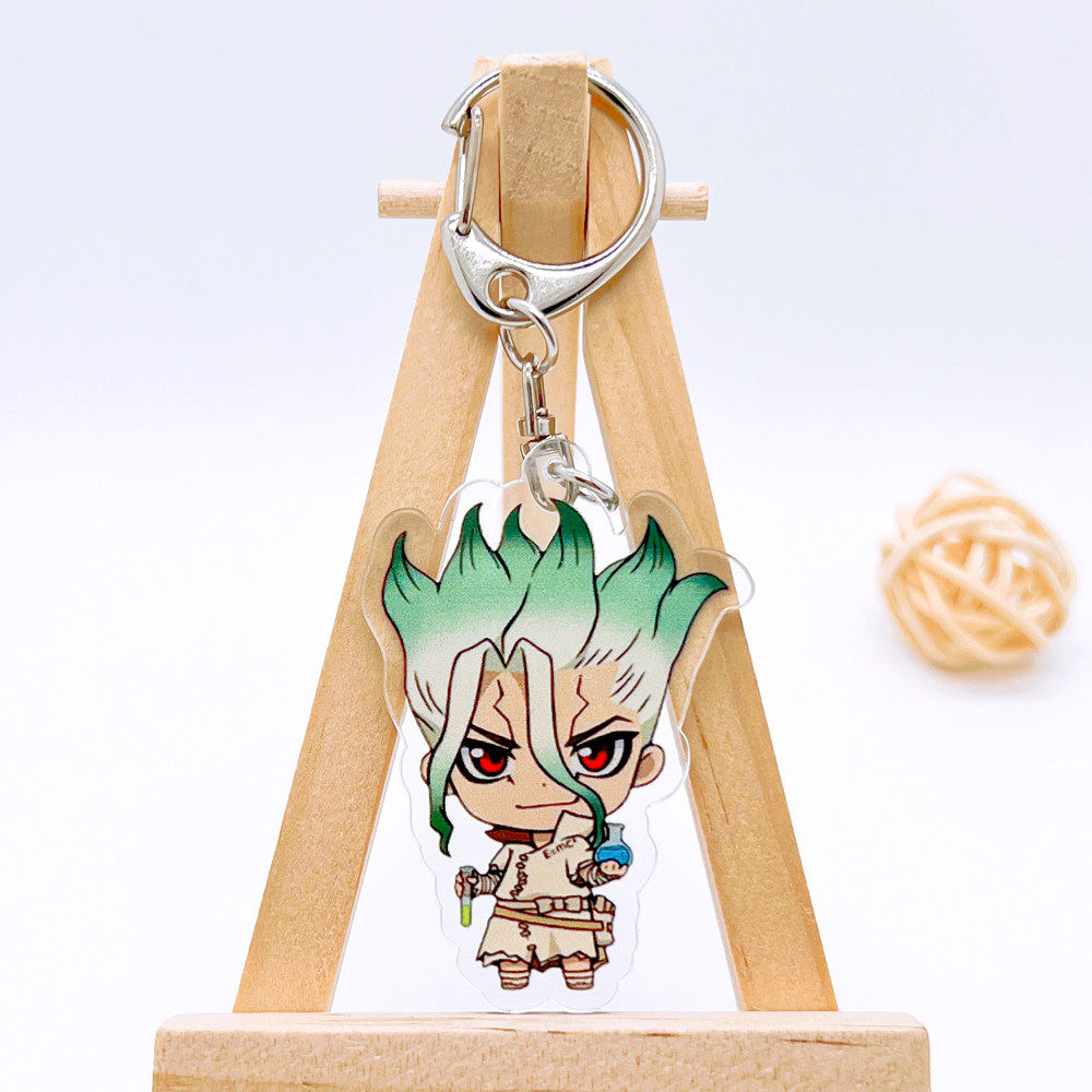 6种款式石纪元挂件可爱卡通石神千空冰月西园寺羽京钥匙扣 买2送1