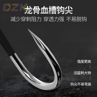 线下款大物钩巨物青鱼钩盒装鱼钩有倒刺大物鱼钩加粗鲟鱼钩p4