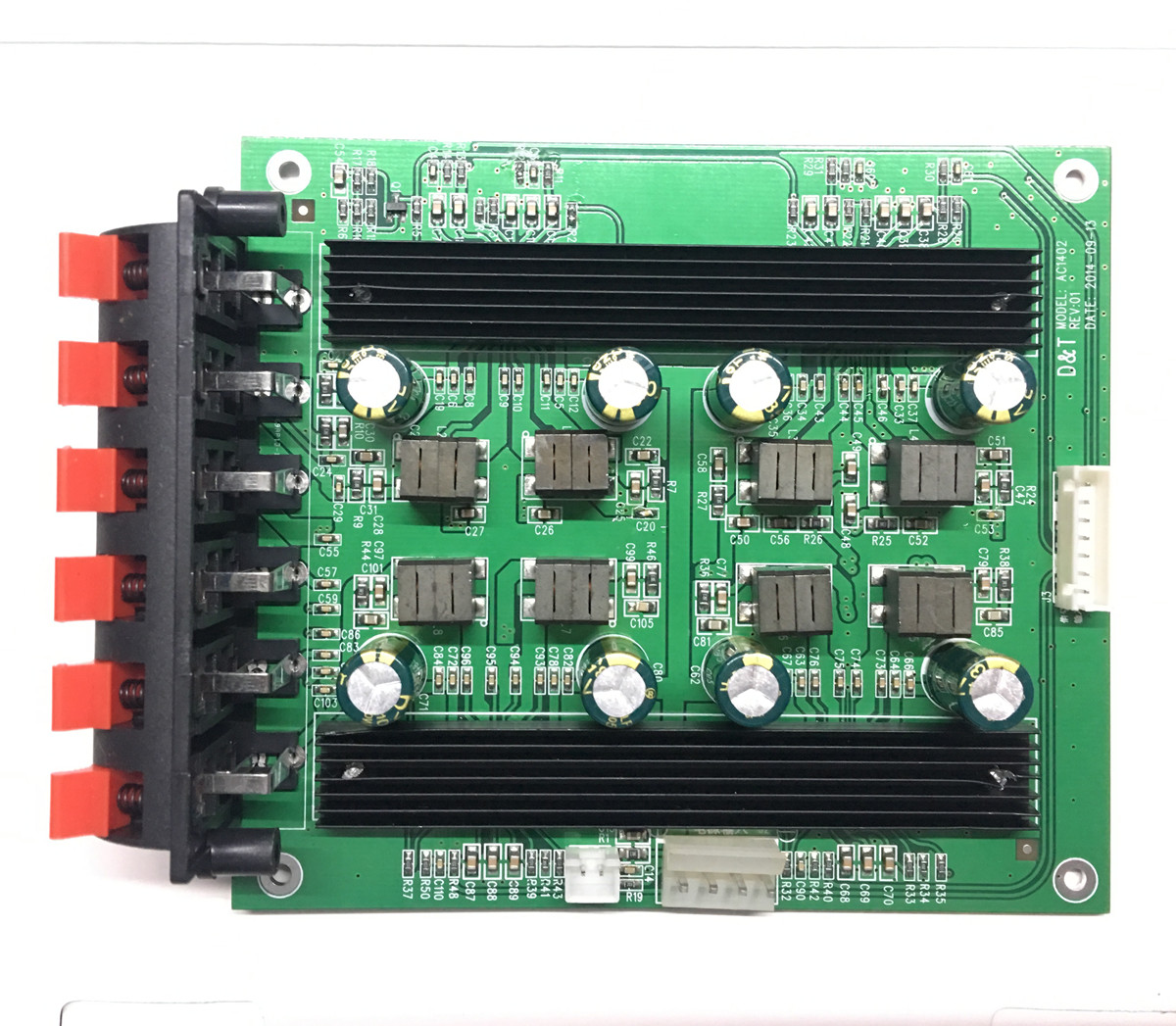 TPA3116芯片 5.1数字功放板 6声道大功率数字功放板 2X100W 4X50W