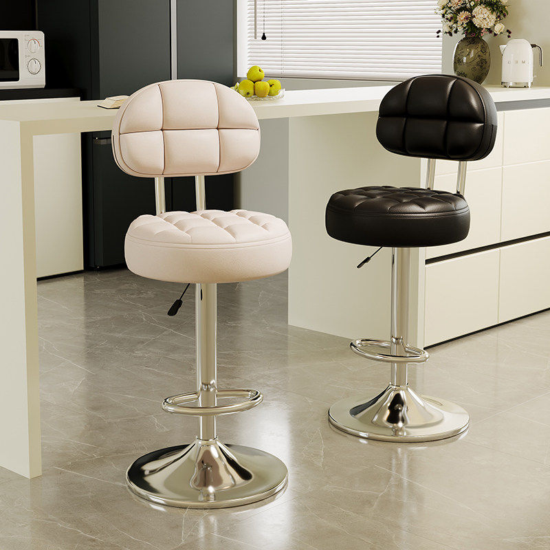 吧台椅子家用高脚凳轻奢高级酒吧椅收银台升降凳子简约靠背岛台椅,商业/办公家具,酒吧椅,淘宝优惠券,粉丝福利购,淘宝优惠卷