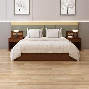 酒店家具床宾馆标间全套定制民宿床公寓床客房单人床双床旅馆家具