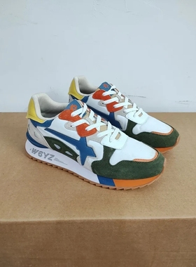 外贸男款复古休闲运动鞋 意大利小众品牌，43码44码男鞋