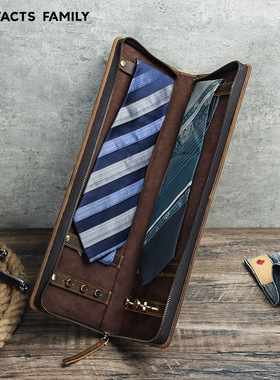 Handkerchief Cufflink Set Men Necktie Holiday Box领带收纳盒