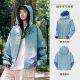 [Высокоэффективный одинарный смыв — Four Seasons] Wave Shadow Blue, женские шорты A24BA31188B