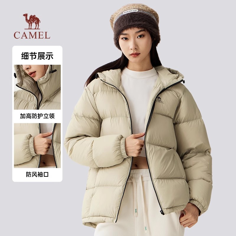 骆驼男装短款羽绒服骆驼