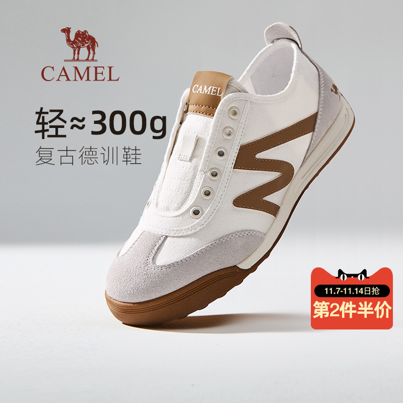 经典T字鞋头懒人免系带设计