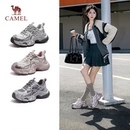 骆驼老爹鞋女鞋2026春季新款厚底增高鞋复古百搭轻便休闲运动鞋女