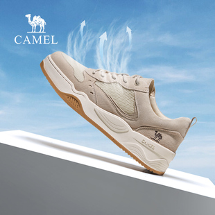 男透气舒适休闲运动鞋 网鞋 经典 百搭厚底男士 骆驼2026夏季 板鞋 男鞋