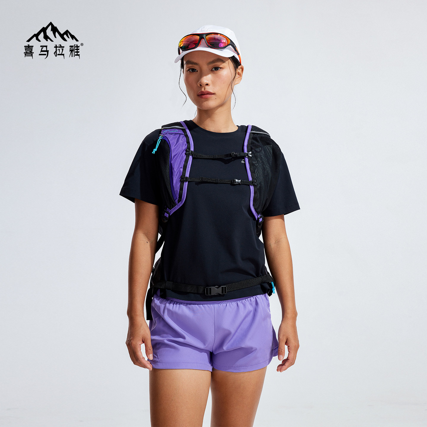 喜马拉雅速干T恤女吸湿排汗2026新款夏季圆领休闲运动短袖上衣女