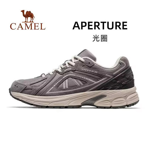 骆驼光圈运动鞋男轻便休闲慢跑鞋