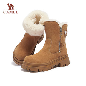 camel雪地靴冬季日常休闲