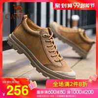 Giày nam lạc đà 2019 mùa thu và mùa đông mới Martin giày nam đế thấp bốt ngắn - Giày thấp shop giày thể thao