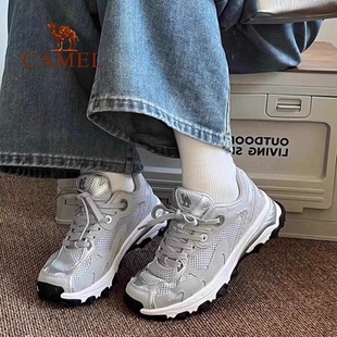 老爹鞋 漫游骆驼运动鞋 休闲户外登山鞋 轻便软底减震慢跑鞋 子 女冬季