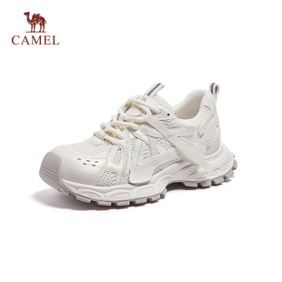 2026春季 休闲鞋 时尚 厚底舒适运动鞋 子 潮流女鞋 骆驼老爹鞋